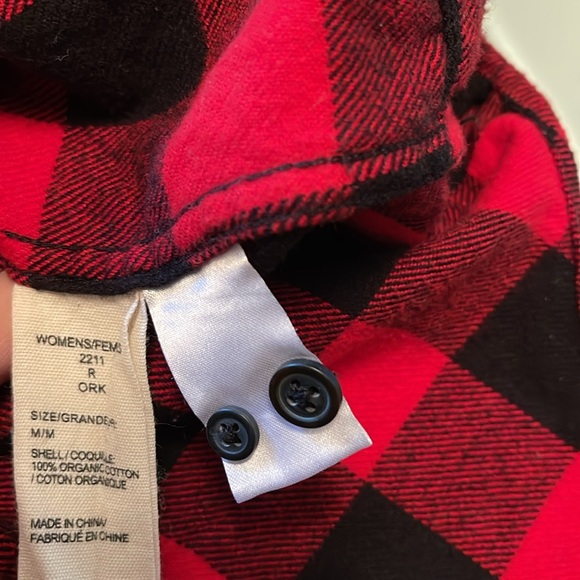Woolrich, Pemberton, M, buffalo check (red/black plaid), secret pocket with flap - Picture 6 of 12